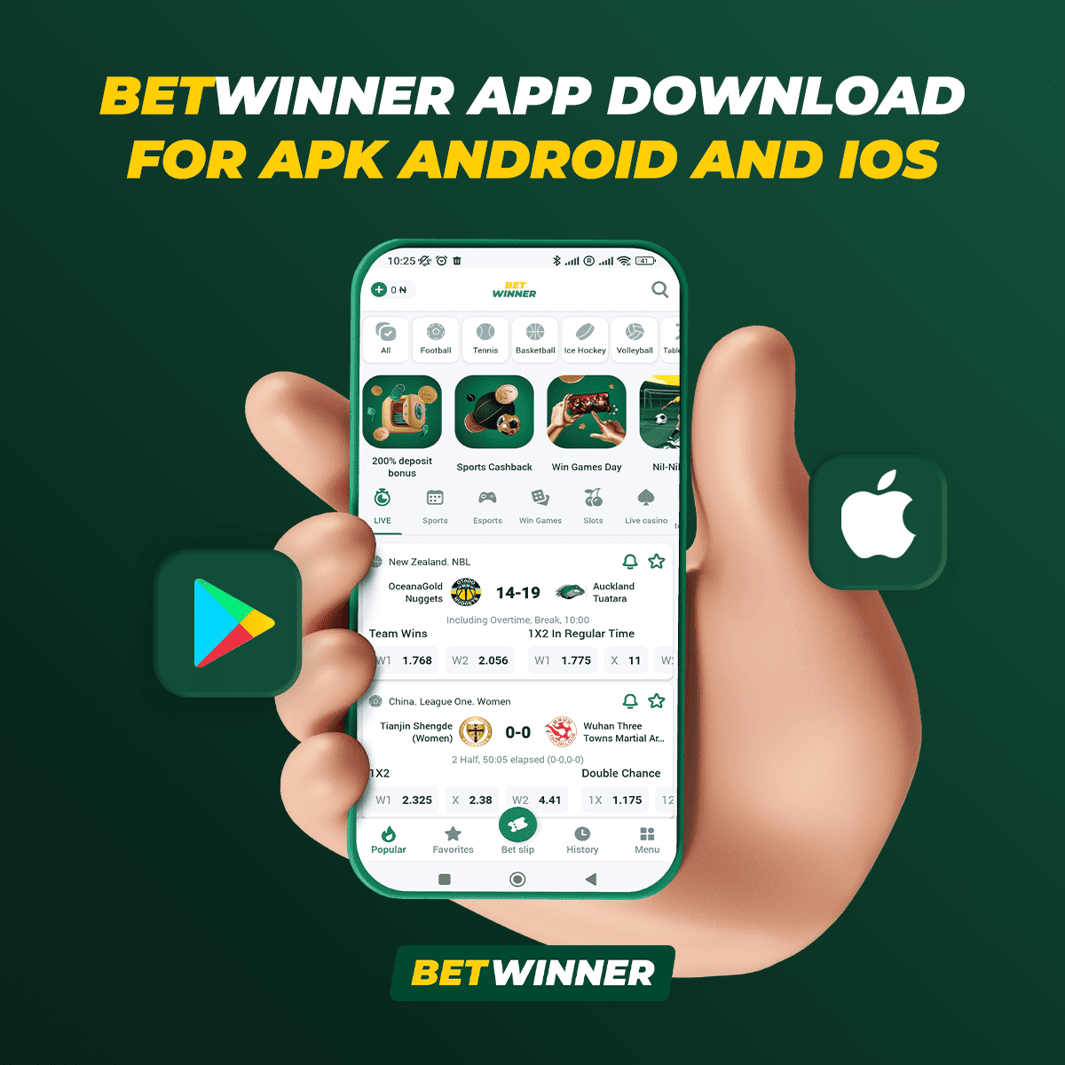 Betwinner приложение для Android и iOS мобильное приложение Betwinner для ставок